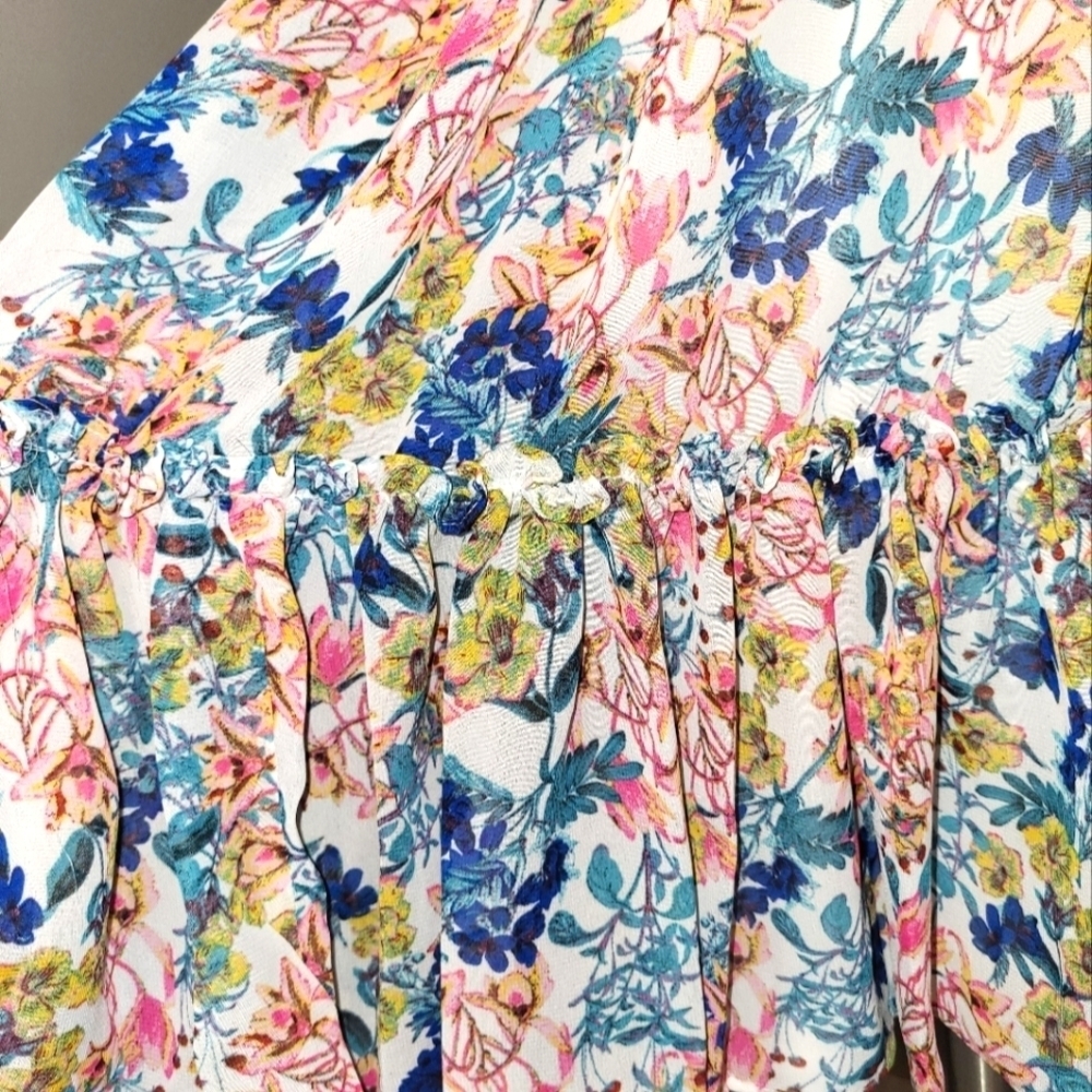 Colorful Floral Dress - Picture 4 of 8